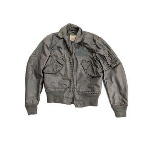 VTG 1980 USAF Flyers Summer L/W CWU-36/P Pilot Flight Jacket Mens S Bomber